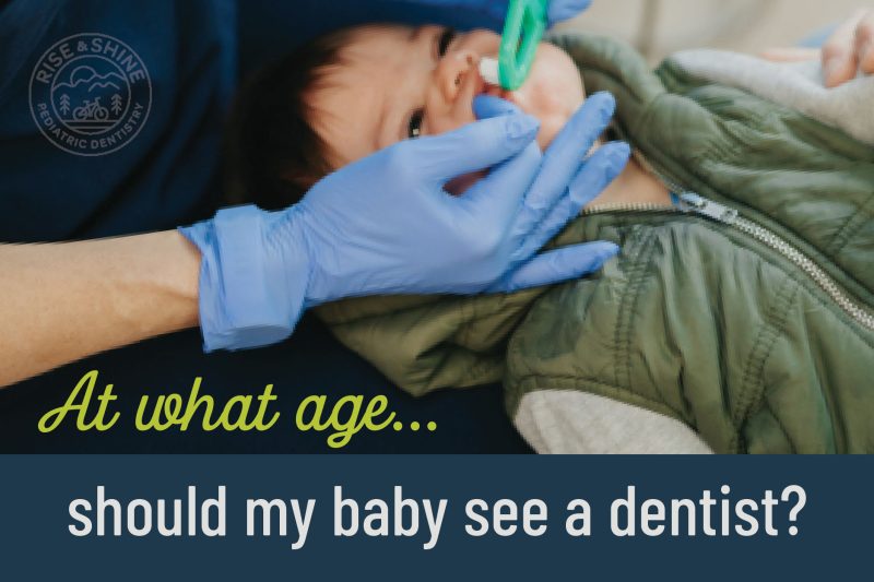 See a pediatric dentist by age one